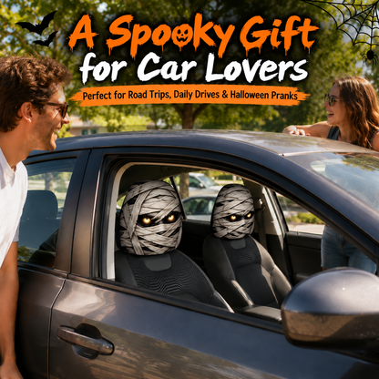 🎃 Halloween Spooky Face Car Headrest Covers™