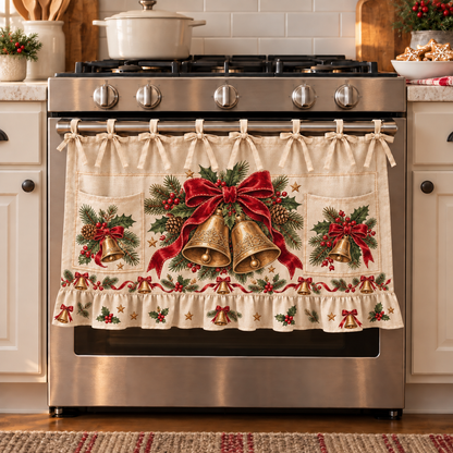 🎄 Christmas Tie-On Pocket Curtain Collection