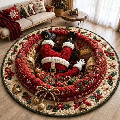 🎅3D Christmas Gnome Optical Illusion Rug | Fun & Festive Must-Have Home Décor