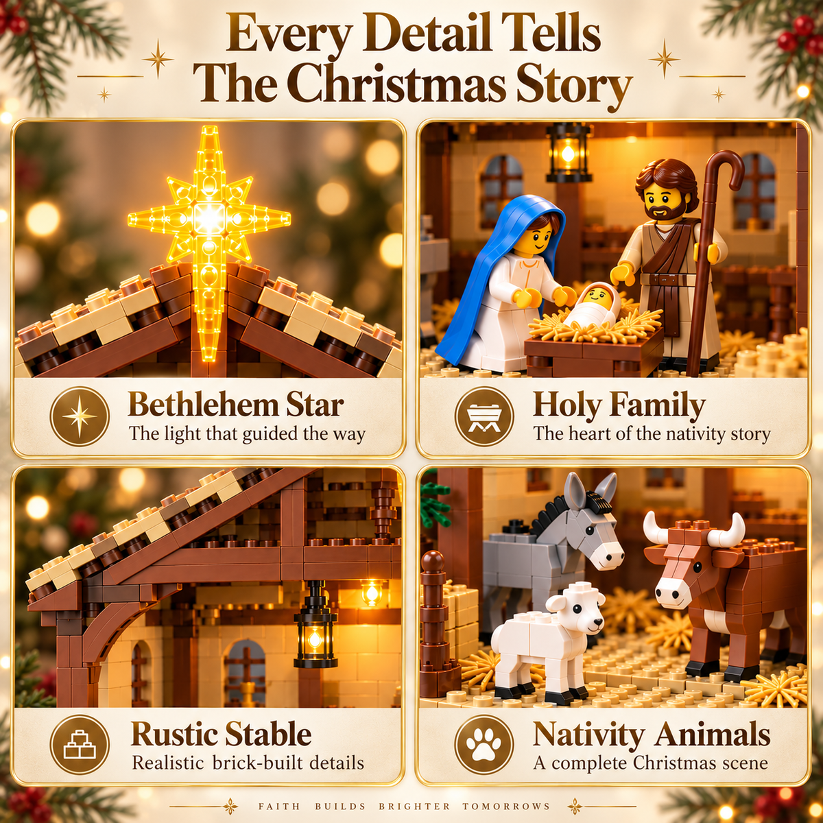 🔥Last Day 60% OFF🔥🌟The Nativity Story Building Block Set