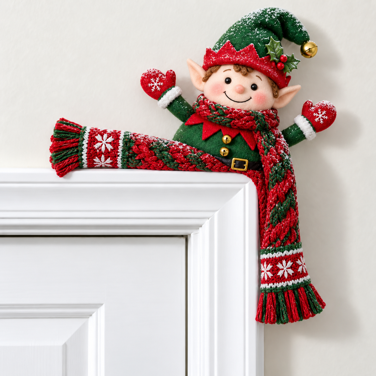 🌲🎅 Cozy Christmas Door Corner Decoration Collection