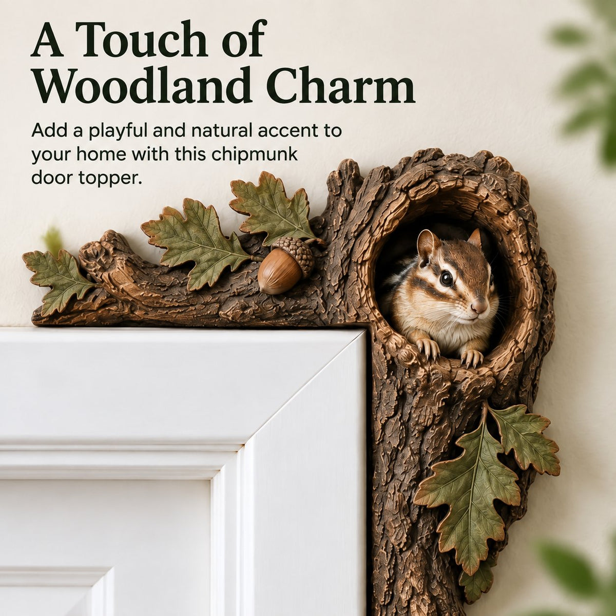 🎄✨ Cozy Christmas Woodland Door Frame Decor