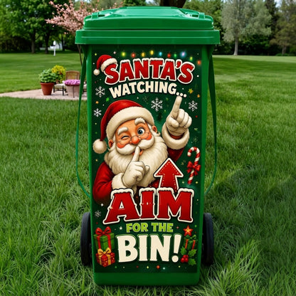 Funny Christmas Trash Bin Decoration™