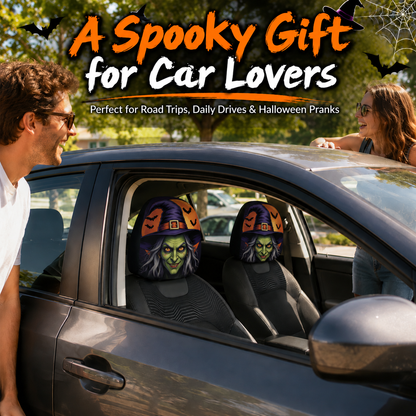 🎃 Halloween Spooky Face Car Headrest Covers™