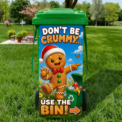 Funny Christmas Trash Bin Decoration™