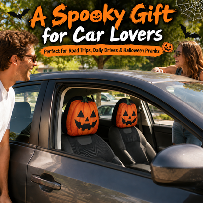 🎃 Halloween Spooky Face Car Headrest Covers™