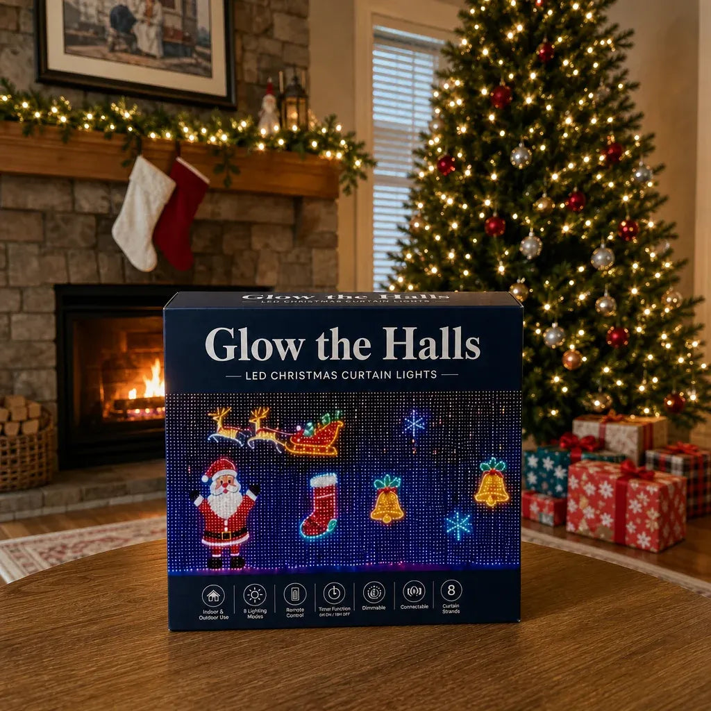 TODAY'S SPECIAL OFFER-50% OFF 🔥Christmas LED Curtain String Lights